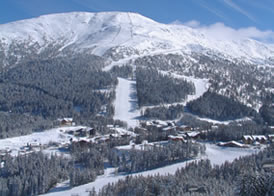 Blick auf den Katschberg und das Aineck